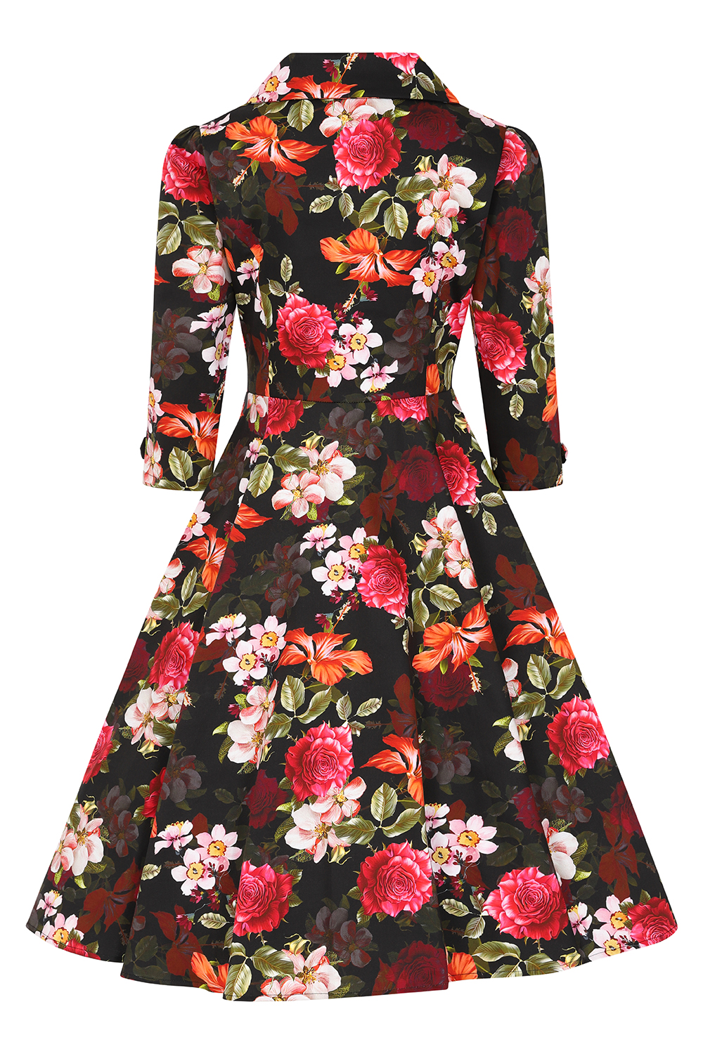 Kali Floral Swing Dress in Extended Sizing